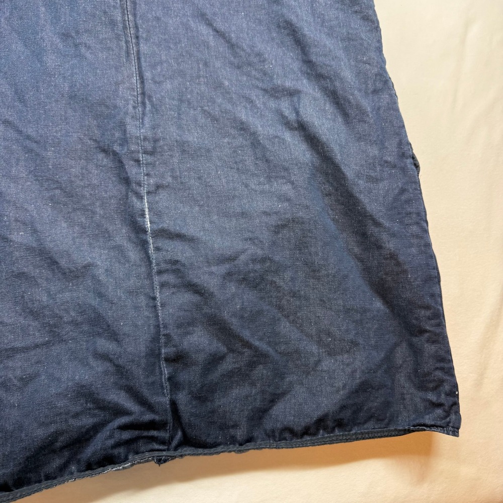 Gap Womens Blue Denim Sleeveless Peter Pan Collar Shift Dress Size M Indigo - Picture 15 of 16